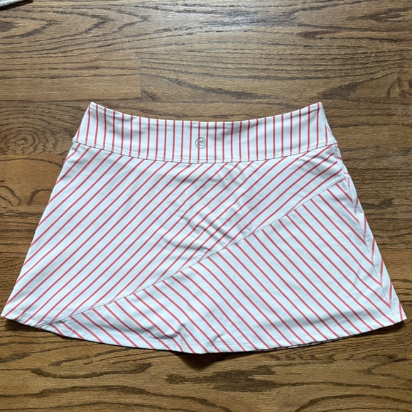 Southern Tide Katlyn Stripe Skort - Classic White - Size M - Picture 6 of 9